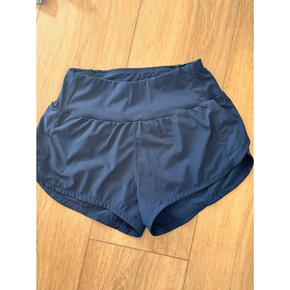 Amazon Navy Women's High-Rise Athletic Shorts - Size Small